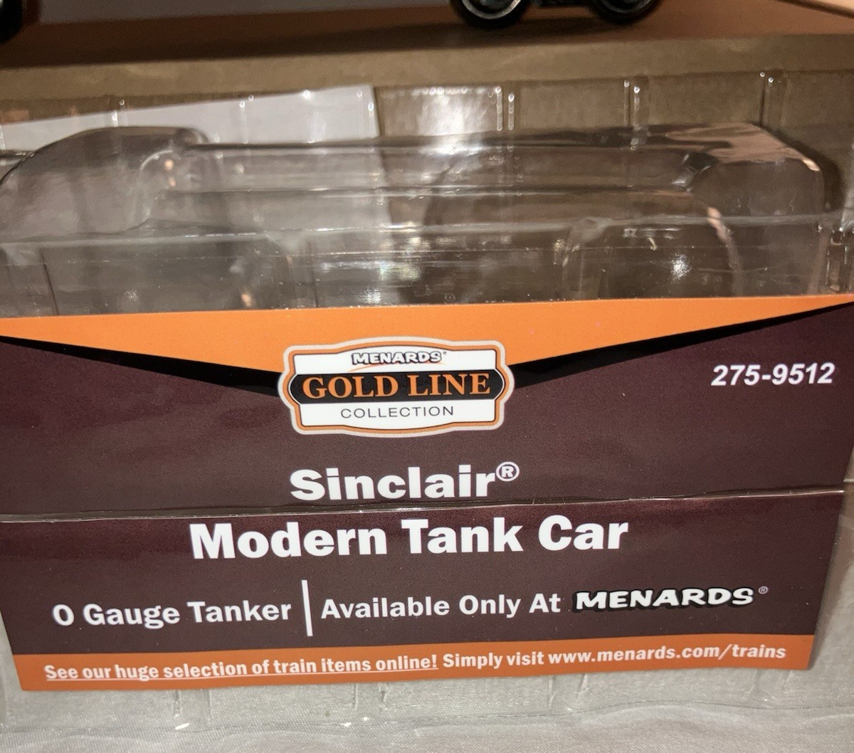 Menards 275-9512 Sinclair Modern 4440 Tank Train Car O027 MIB New Factory Sealed