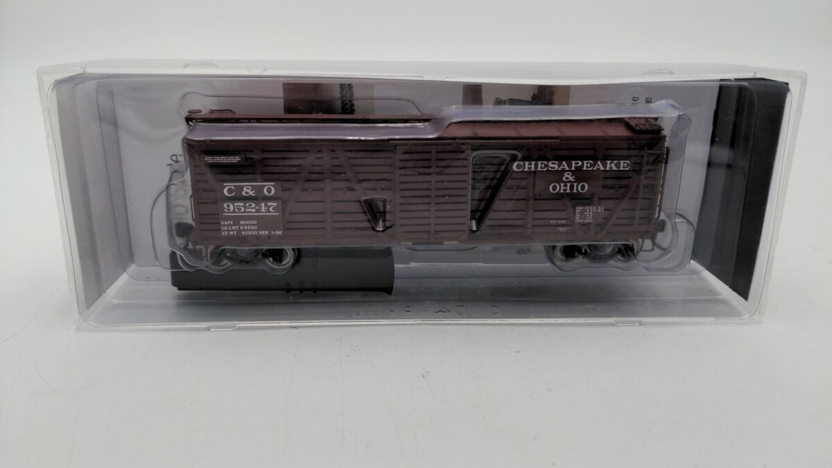 Broadway Limited 5881 HO Chesapeake & Ohio K7 Stock Car #95247 w/ Hog Sounds LN