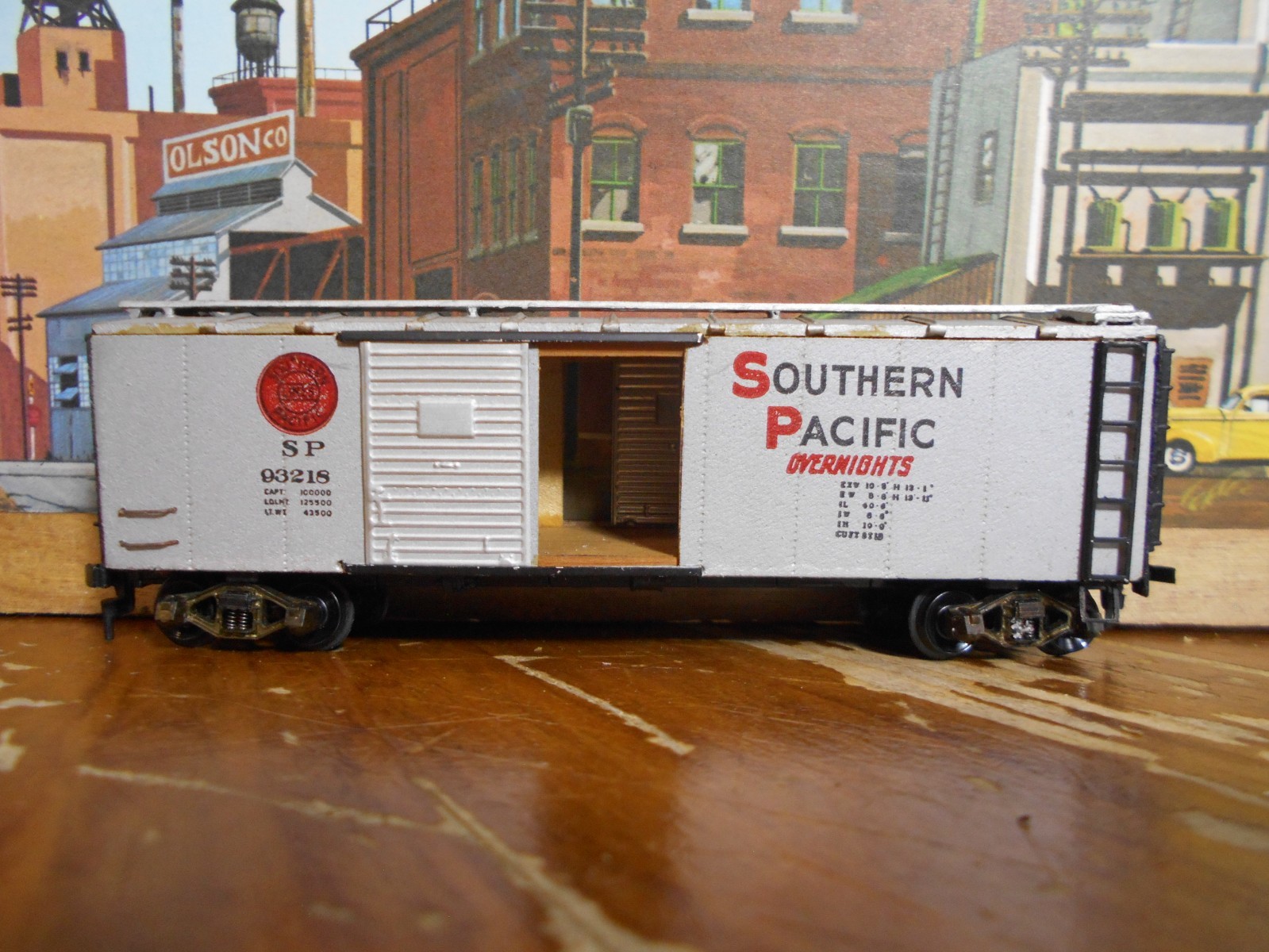 HO Scale Trains Vintage Southern Pacific 40′ Boax Car #SP 93218