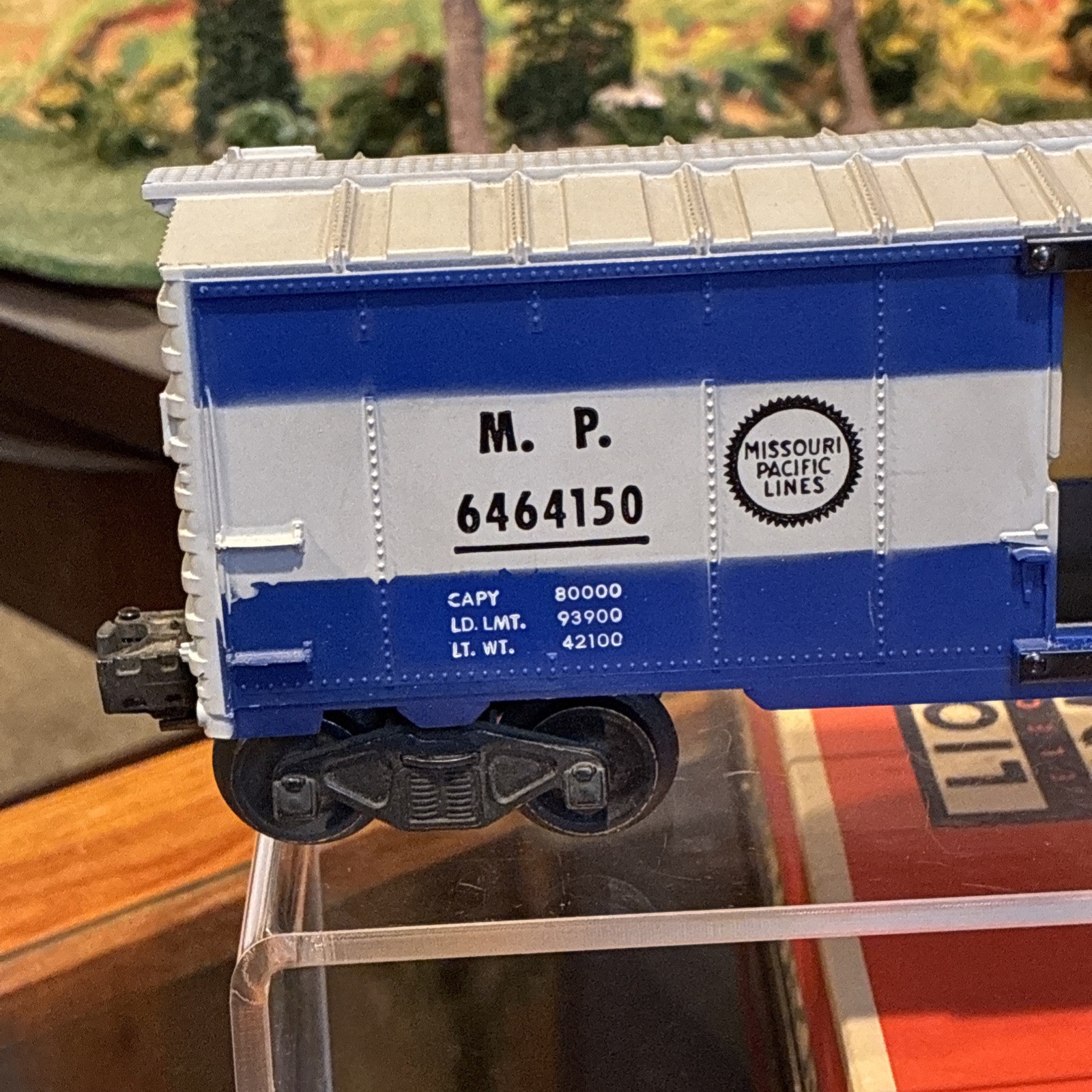 ~MINT UNRUN~LIONEL 6464-150 MISSOURI PACIFIC BOXCAR (Variation C Painted)