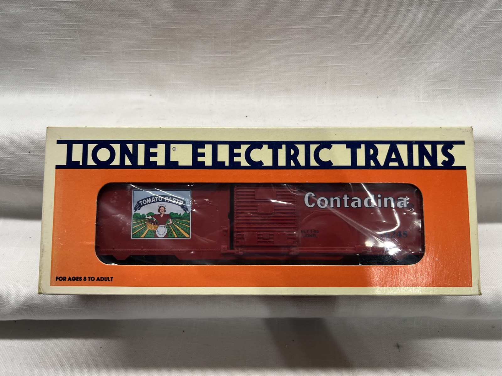 Vintage 1993 Lionel 6-16245 Contadina Tomato Paste Boxcar New OB