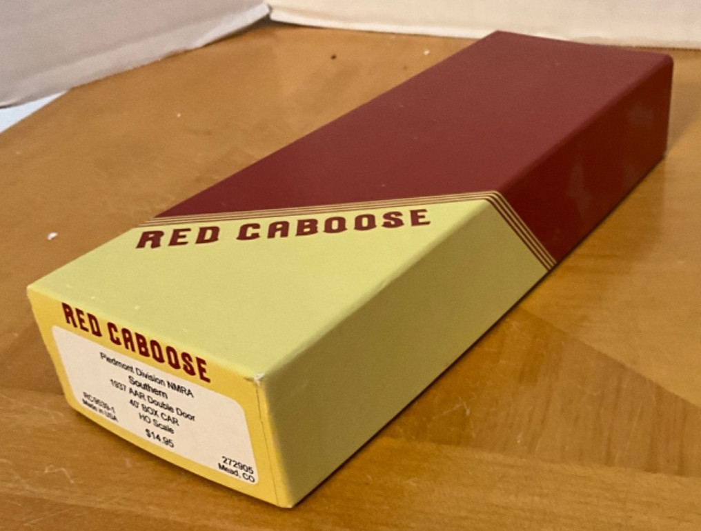 Red Caboose 1937 AAR Double Door 40” Box Car SOUTHERN Piedmont Div RC9539-1 HO