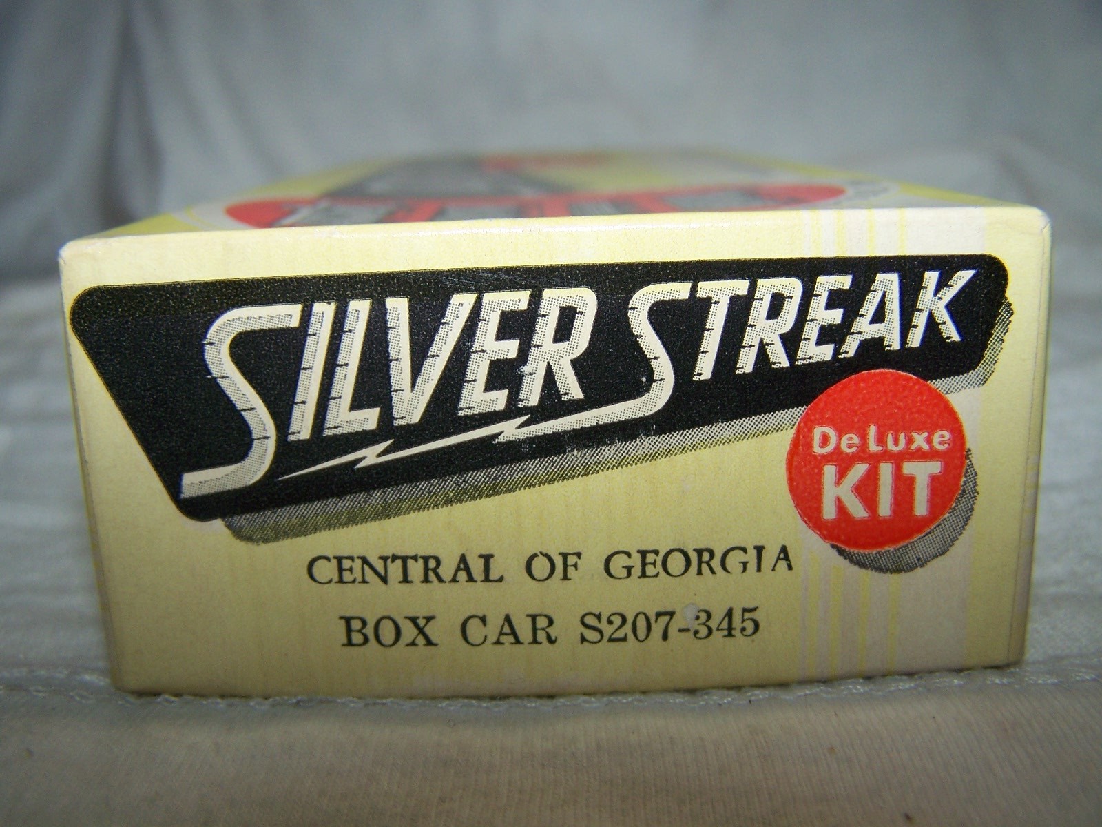 Silver Streak #S207 Wood/Metal 40′ Wood Boxcar Kit Central of Georgia(kit)