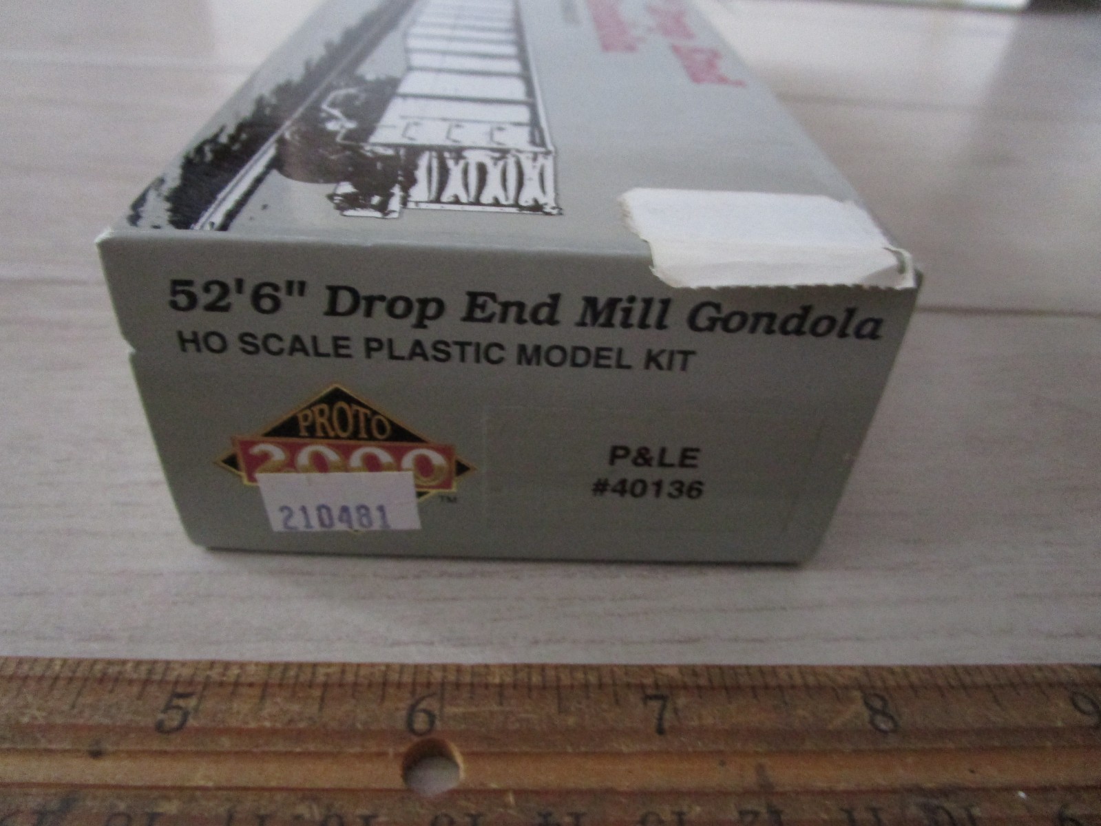 HO 1/87 Scale Proto 2000 P&LE 52′ 6″ Drop End Mill Gondola Kit #40136 NIB
