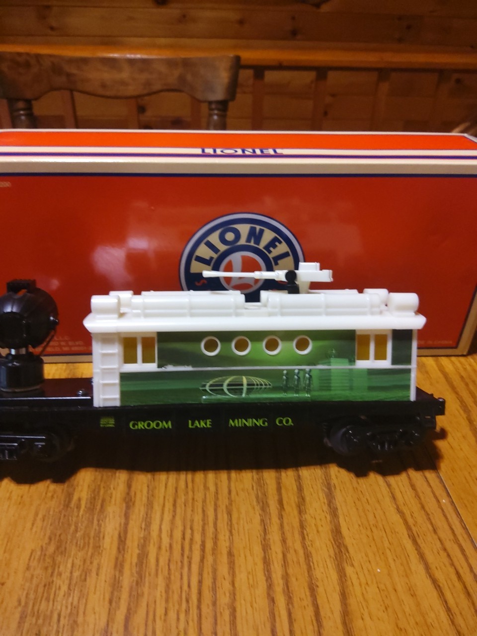 LIONEL 6-36863, AREA 51 GROOM LAKE ALIEN SECURITY CAR.