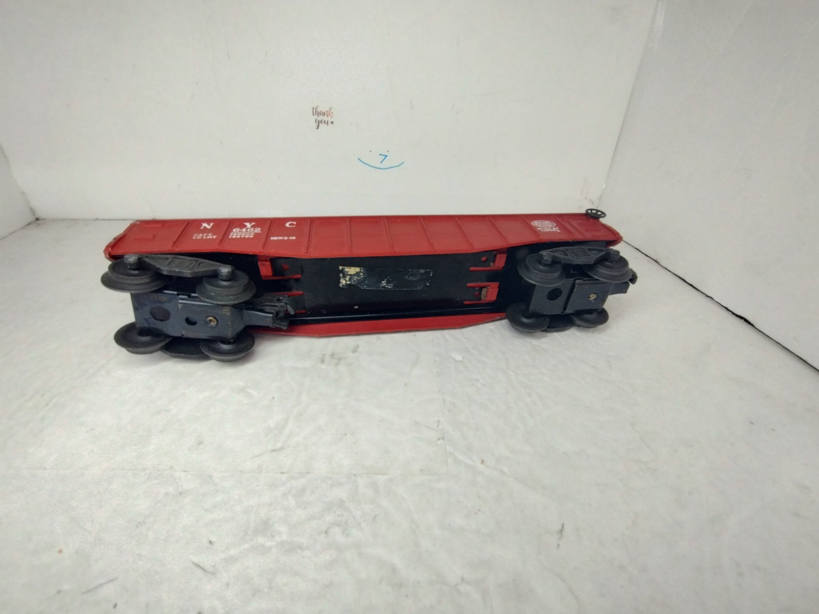 Lionel #6462 O Gauge Red Plastic Gondola Car 1:48 Model Railroad Train