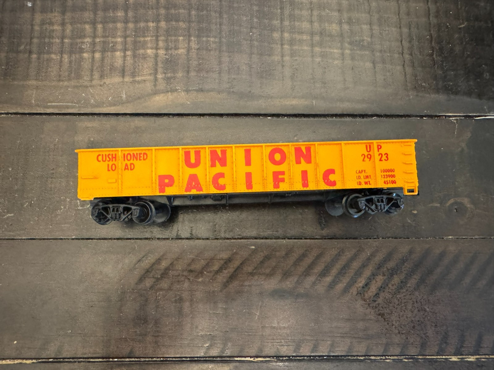 HO Gauge US Steel Flat Car Manufacturer Unknown Bachmann? Tyco? Life-Like?