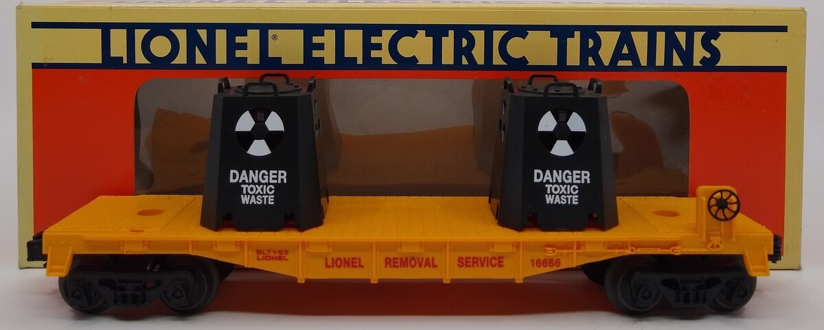Lionel 6-16666 O Gauge Lionel Toxic Waste Car NIB