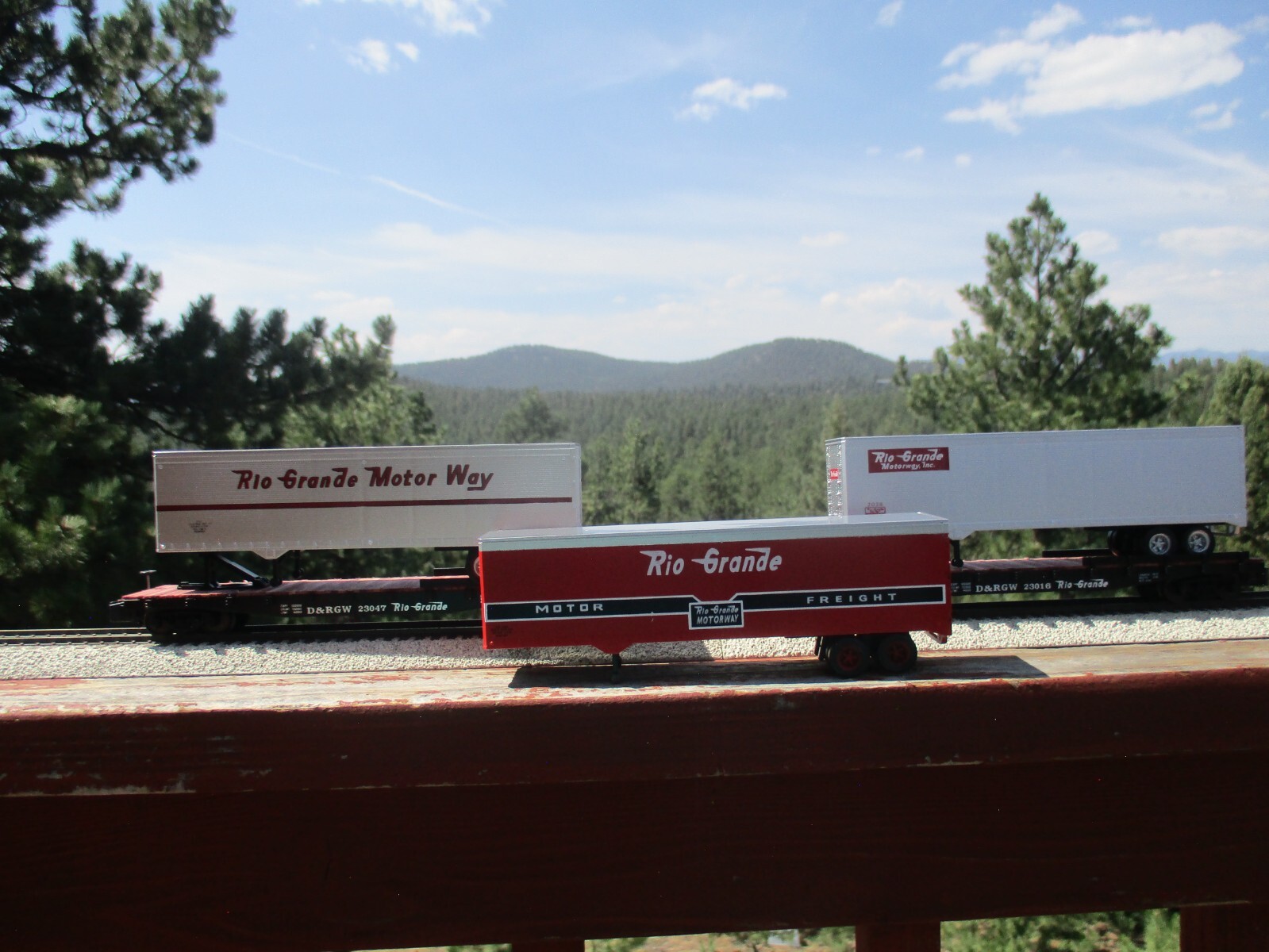 Amer Models Depot G Hobbies Custom Run- D&RGW/Motor Way TOFC Set