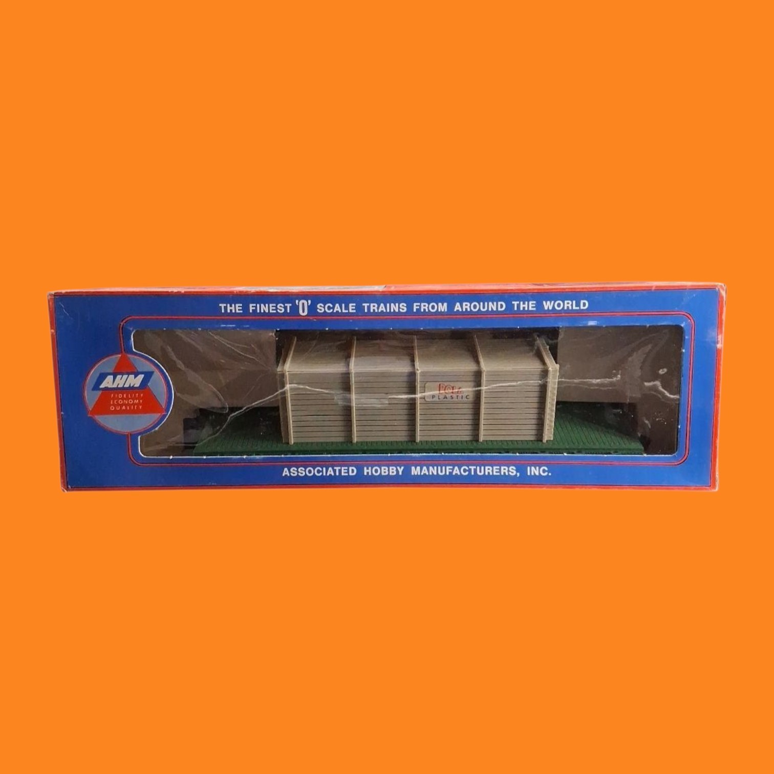 AHM Great Northern Railroad Flat Car Crates No. 7301C O Scale