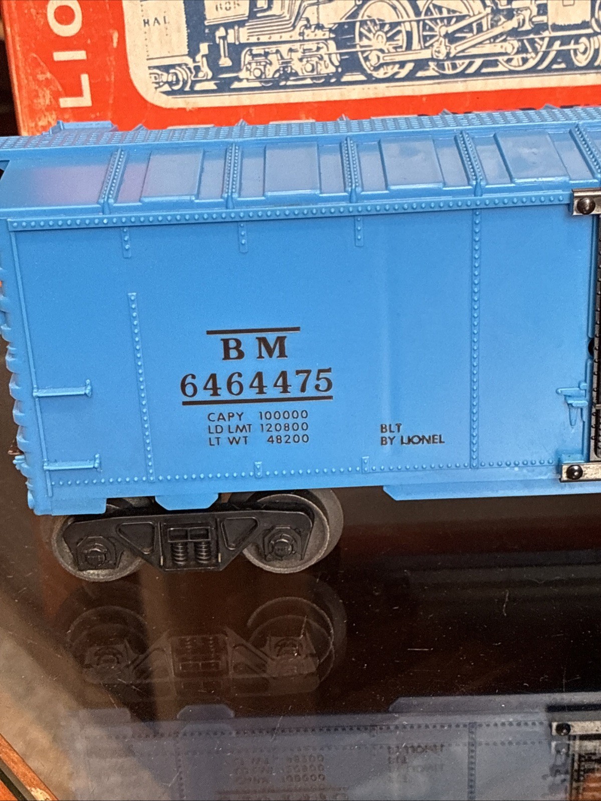 ~Variation G Mint Un-run~Lionel Postwar 6464-475 B&M (No BLT Date) W/Good Box!