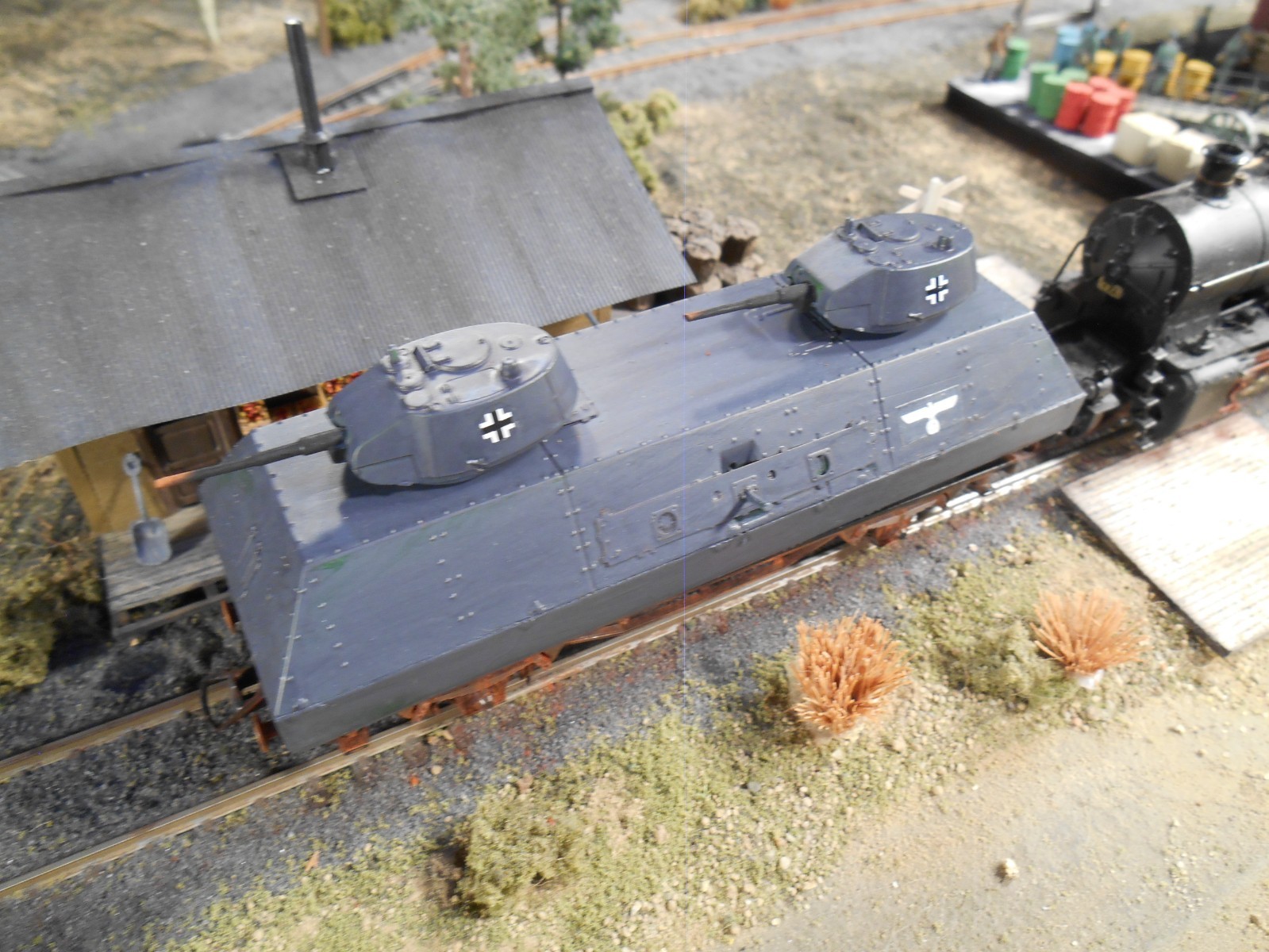 HO Roco Minitank German Armored Car A2265 Custom Hand Painted
