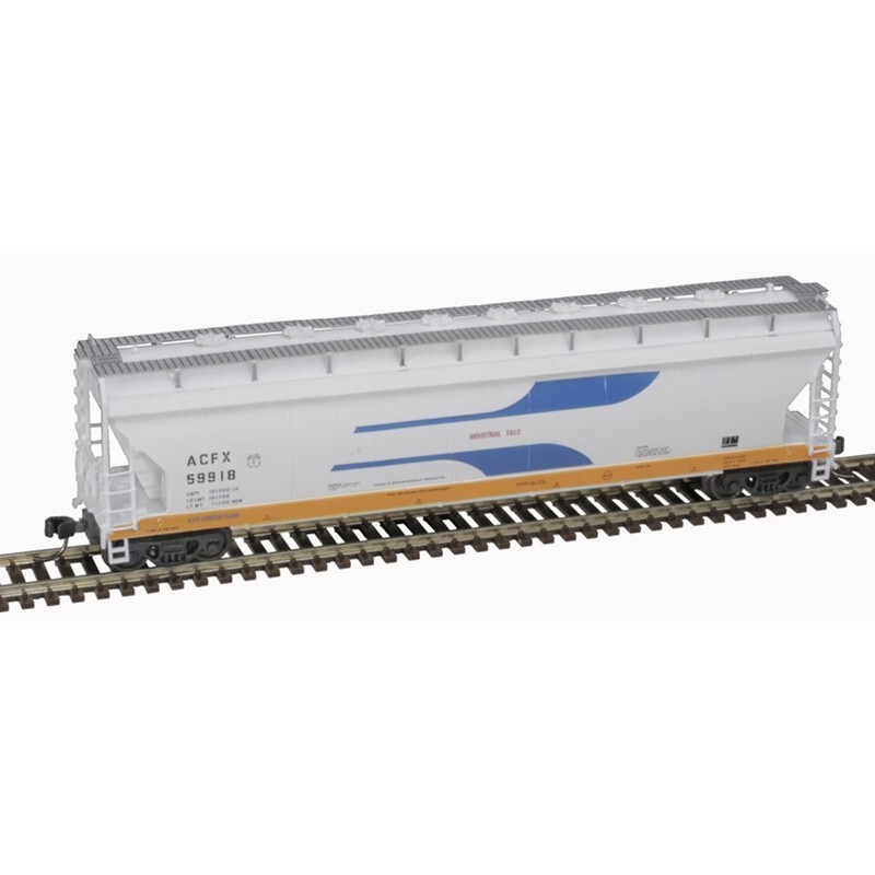 N PRESSUREAIDE COVERED HOPPER ACFX [VENTURI] ORANGE SILL #59918