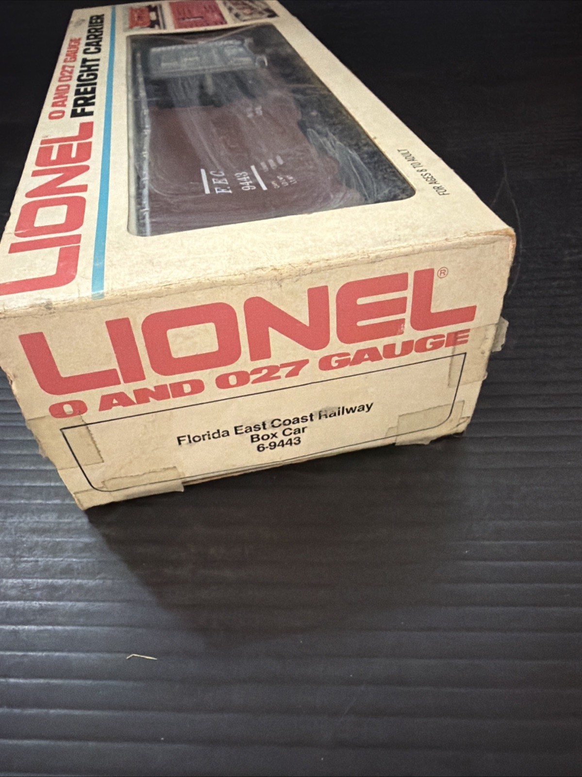 Lionel East Coast Railway Box Car 6-9443 Box Car As Is