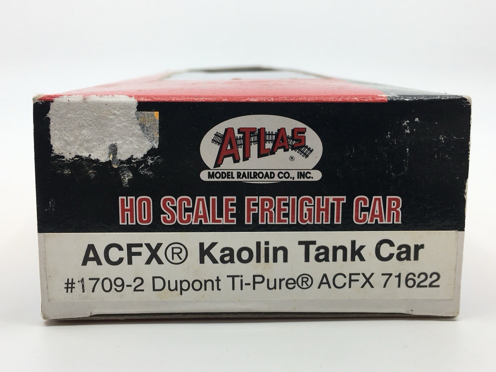 HO Atlas 1709-2 DuPont Ti-Pure ACF Kaolin Tank Car ACFX #71622 Metal Wheels