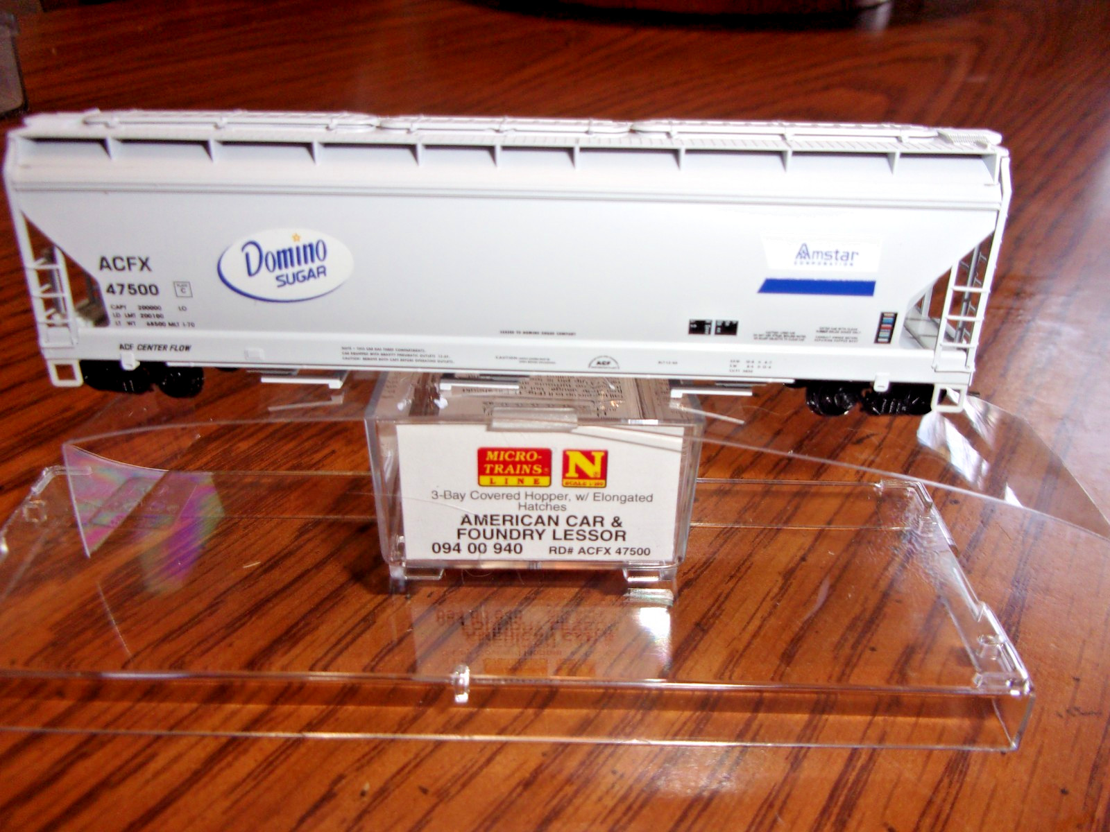 Micro-trains c 094 00 940 New N-scale American Car & Foundry Lessor Hopper#47500