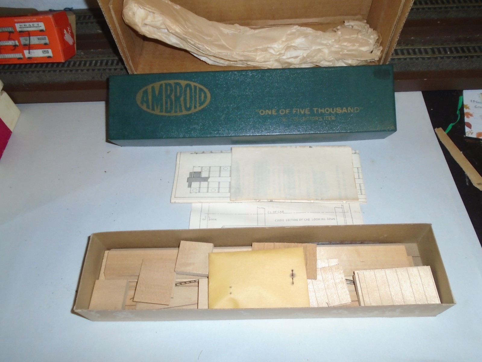 AMBROID KIT #6 SOUTHERN RAILWAY BIG BOY TOBACCO HOGSHEAD CAR HO