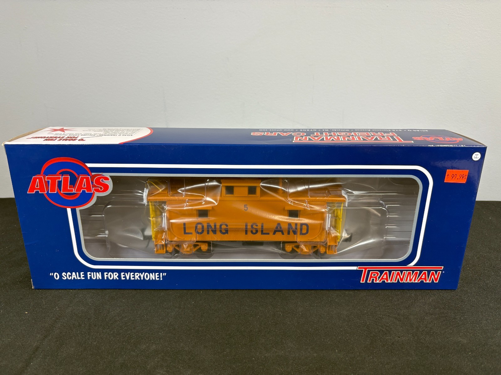 Atlas “O” Trainman 2003011-2 Long Island Railroad #5 Cupola Caboose 3-Rail(SR-1)