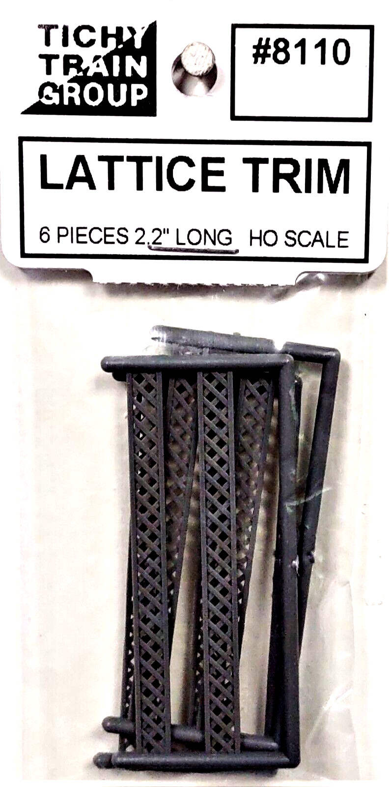 HO Scale Tichy Train 8110 Lattice Trim pkg (6)