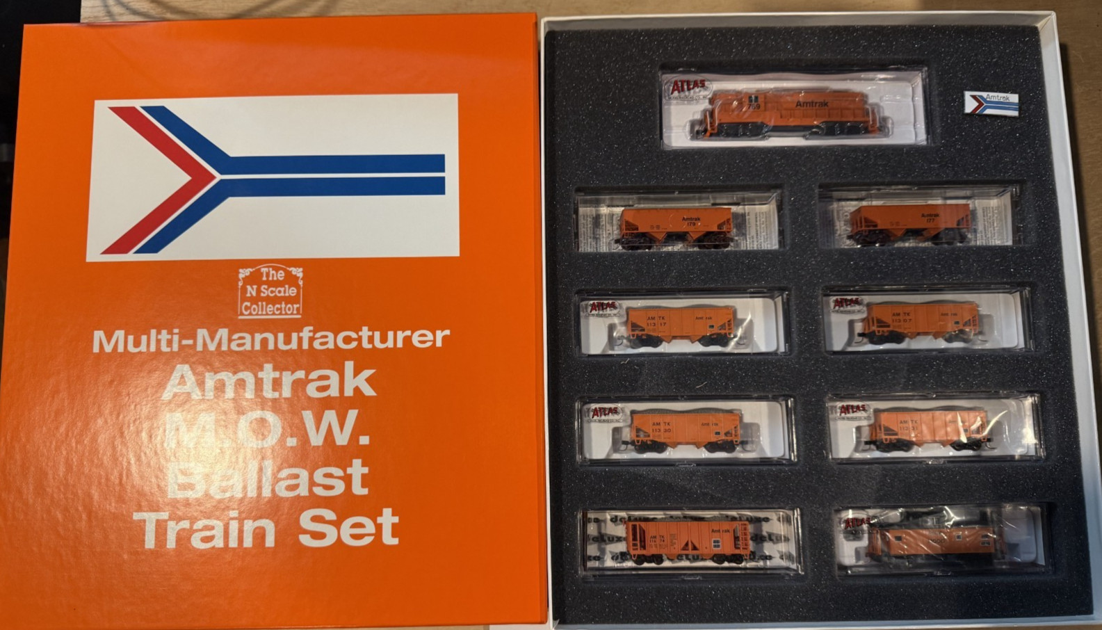NOS – NSC Amtrak MOW Ballast Train Set