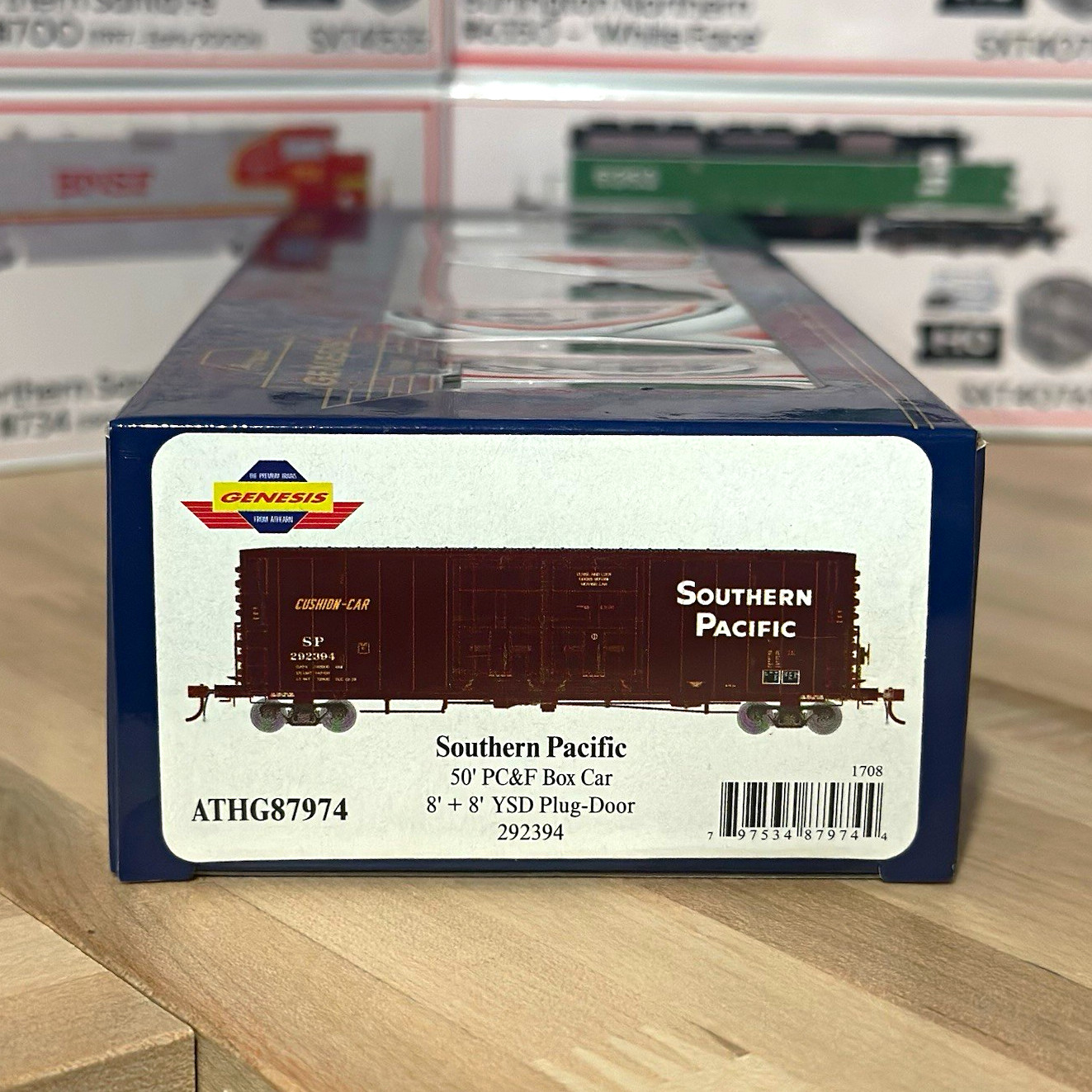 Athearn Genesis HO 50′ PC&F Box Car Southern Pacific ATHG87974 NEW
