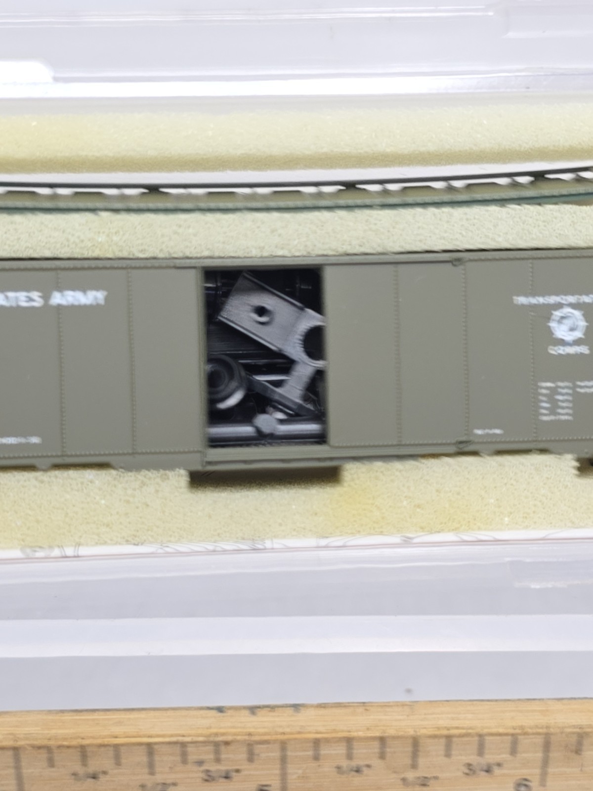 Intermountain BLW 1067 N Scale US Army Boxcar Kit USAX 242978 United States NOS