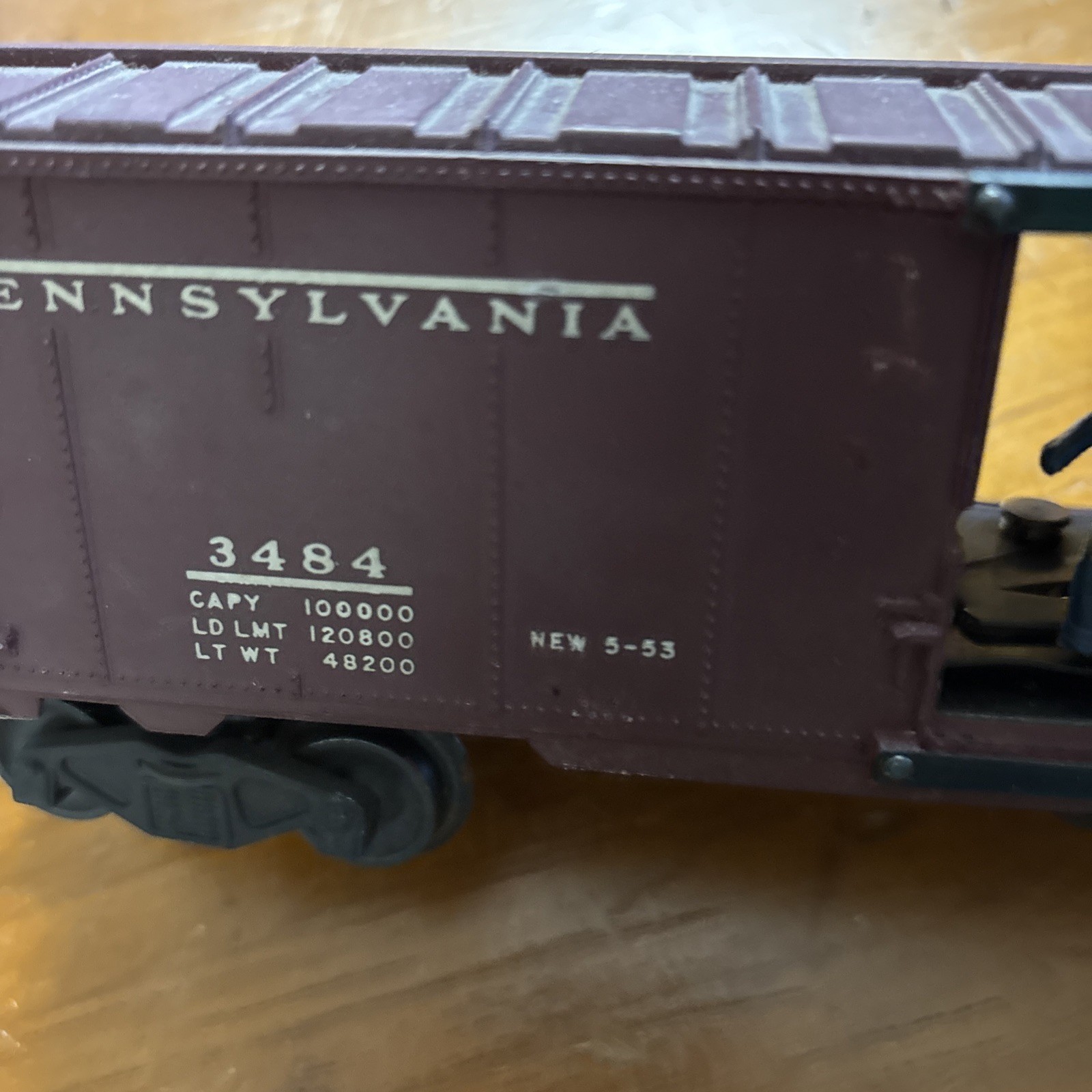 Lionel O Gauge Pennsylvania #3484 Operating Double Door Boxcar