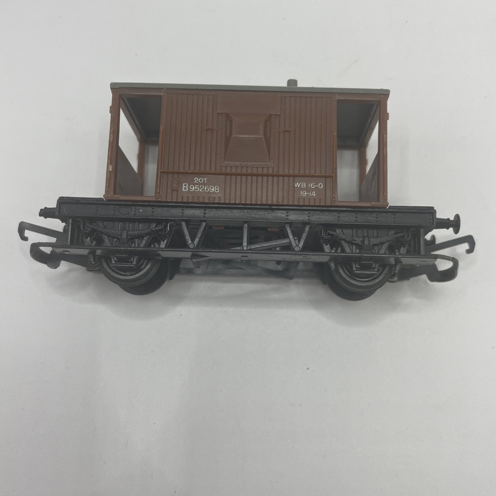 Triang Hornby Train lot- Freight Wagon, Flat Bed, Bulk Grain Hopper USA Ship