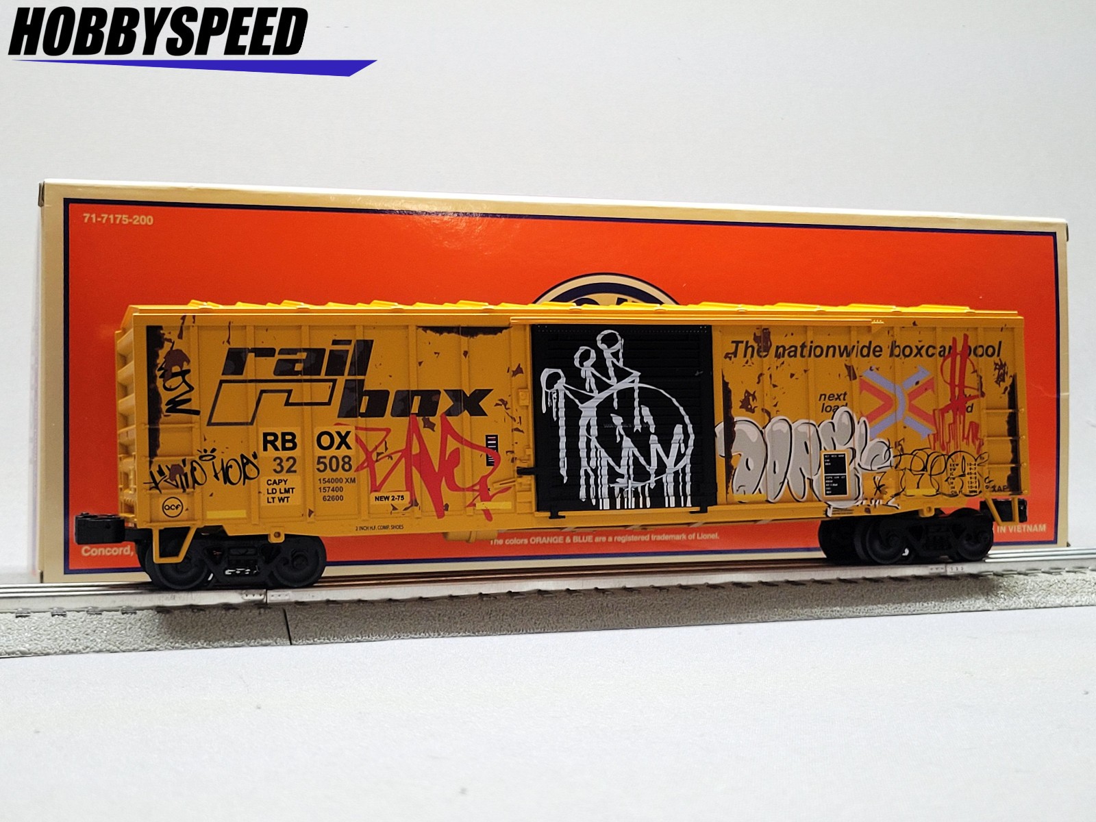 LIONEL WEATHERED RAILBOX ACF 50′ BOXCAR #32508 O GAUGE train freight 2542301 NEW