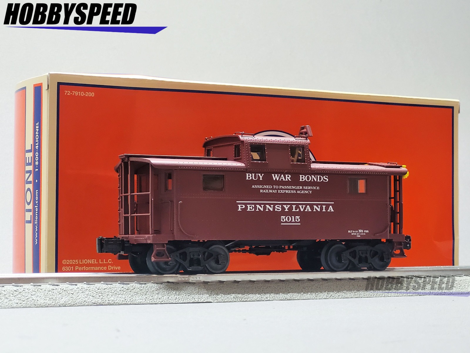 LIONEL PENNSYLVANIA PRR N5 CABIN CAR #5015 O GAUGE caboose freight 2526040 NEW