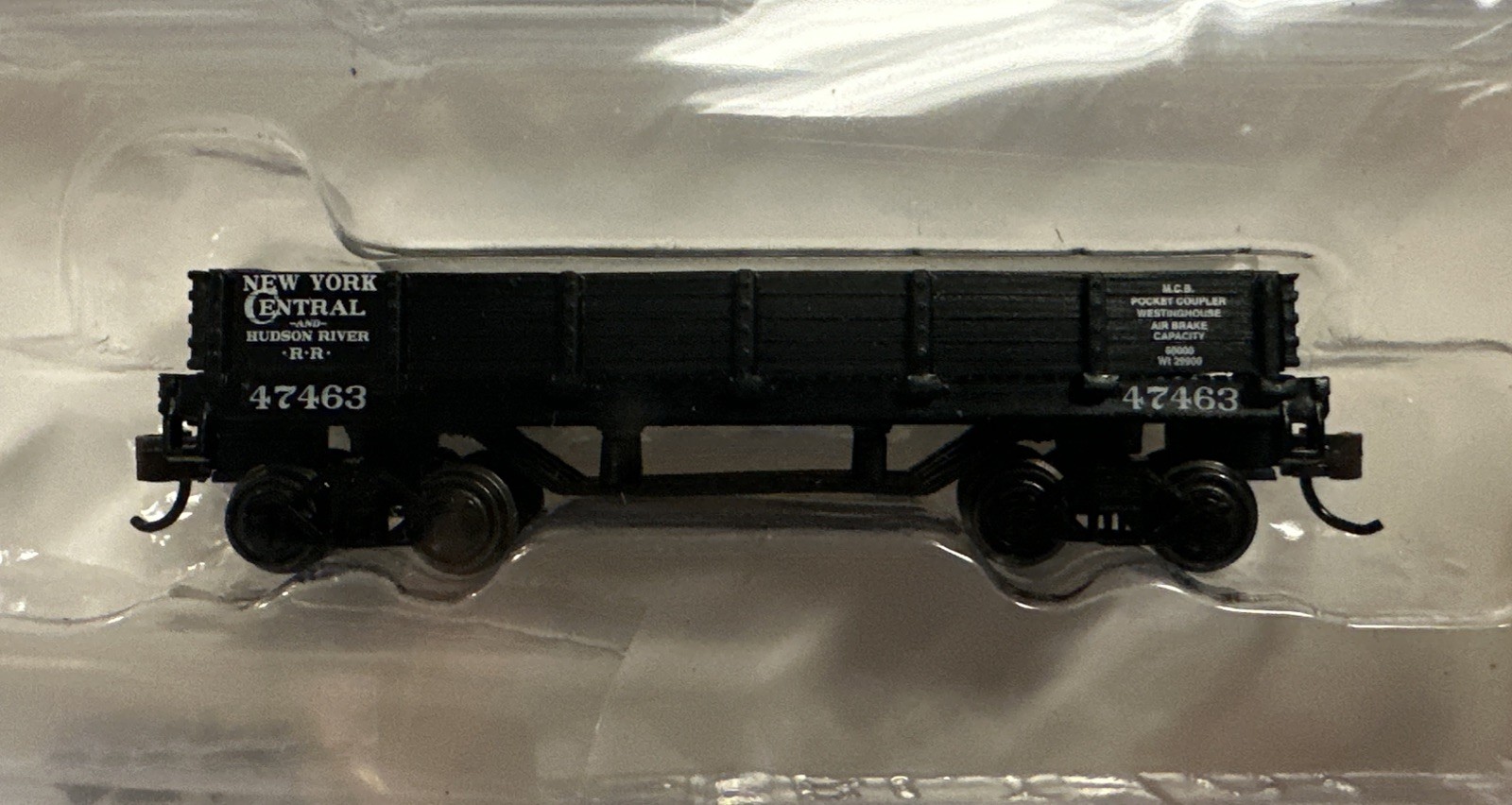 Bachmann N Scale NYC New York Central Old Time Gondola Car #47463