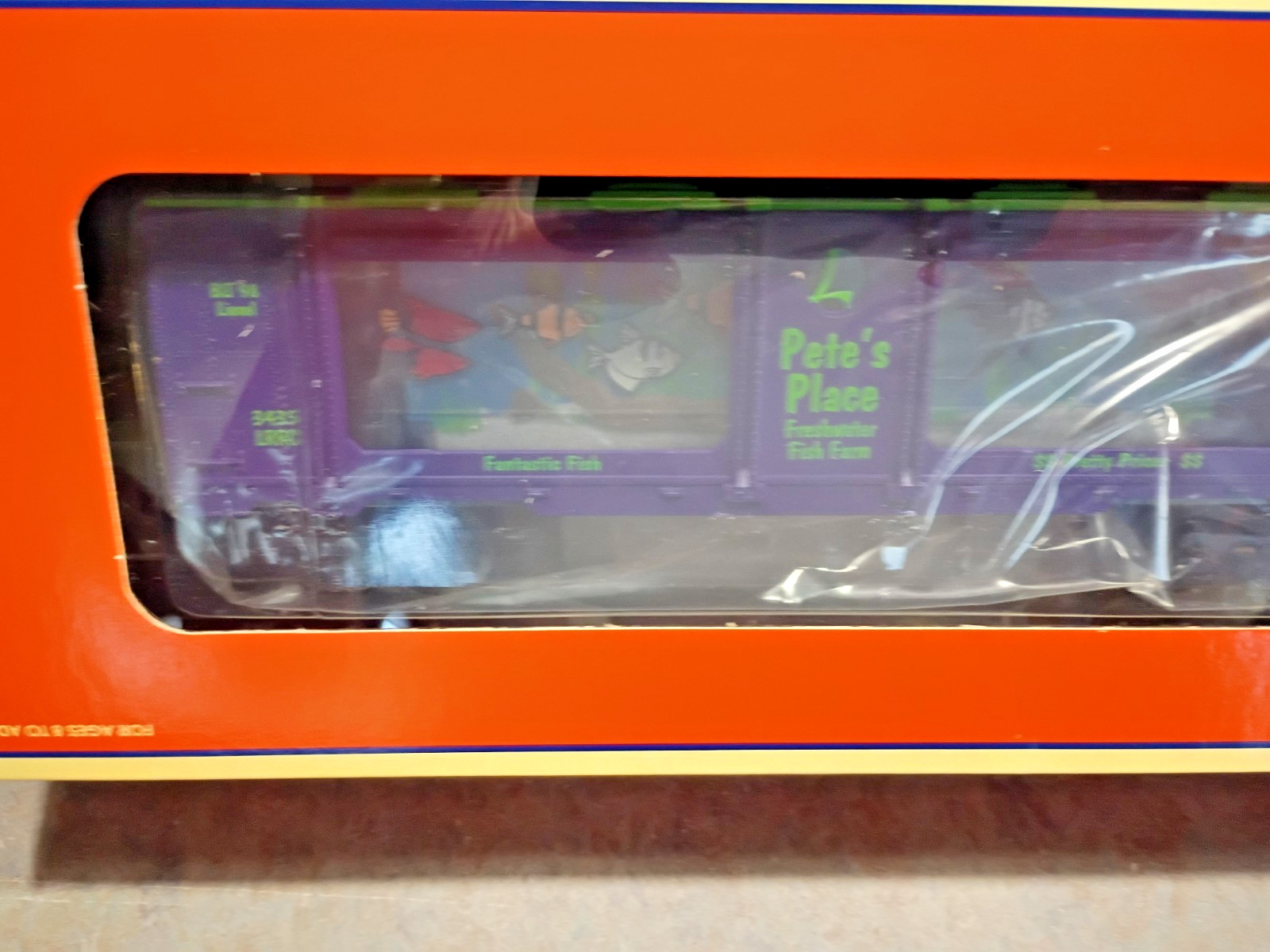 Vintage 1998 Lionel 6-19965 Railroader Club Animated Aquarium Car New w/ ShipBox
