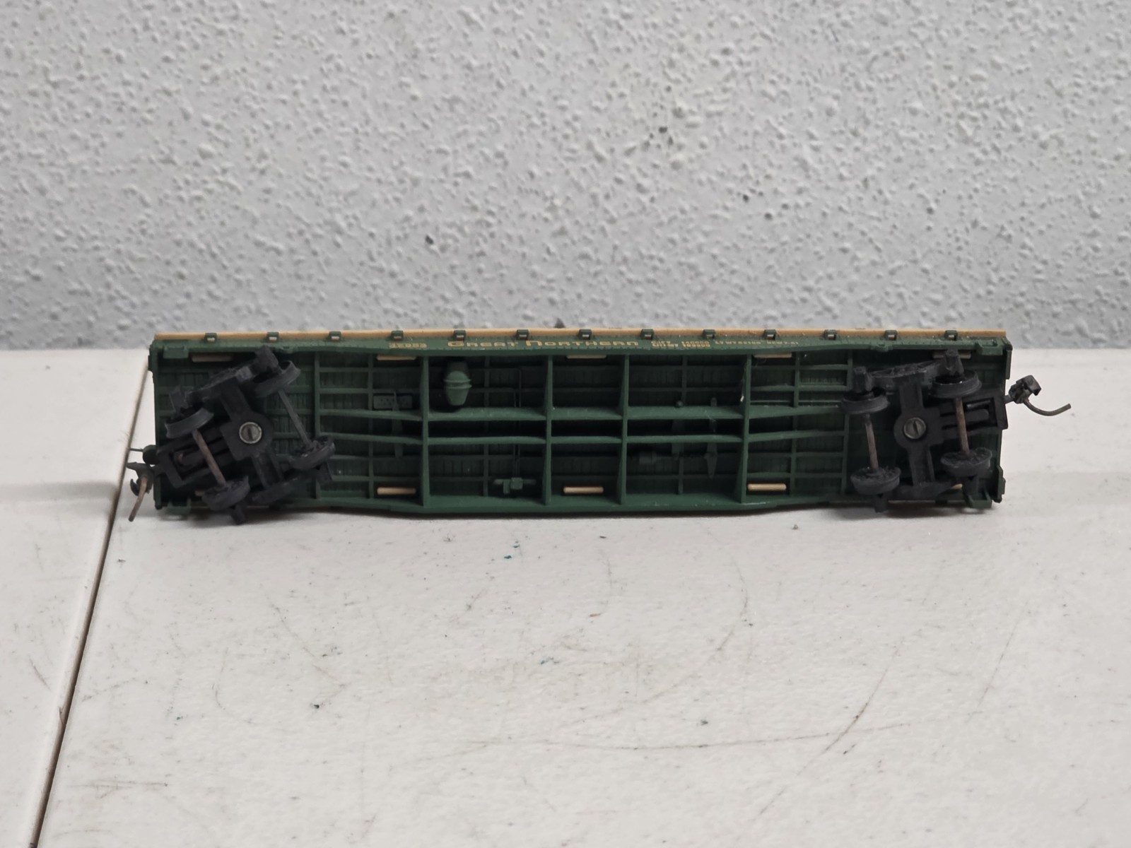 Mantua HO Scale Model Railroad Flat Car Great Northern 42953 PARTS/REPAIR AS-IS