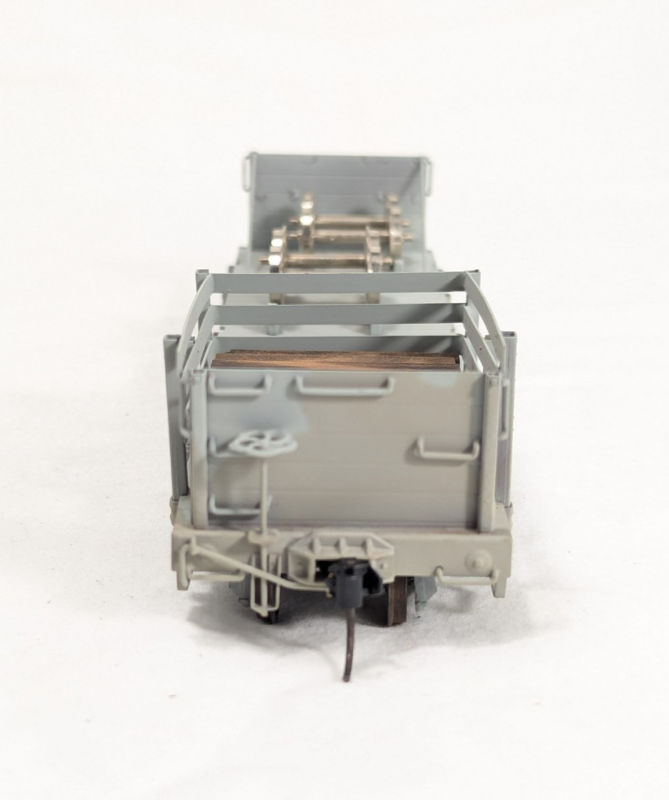On3 1:48 Brass Westside Models – Wheel and Tie Car, MoW, painted, #06092