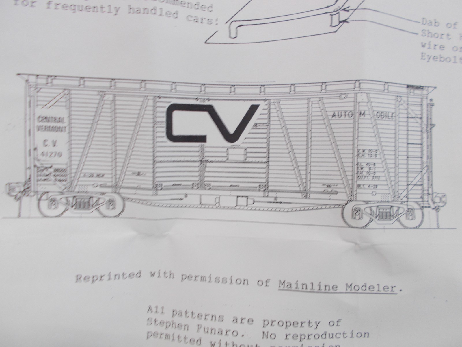 FUNARO & CAMERLENGO # 6652 ~ CV / GTW DOUBLE DOOR BOX CAR ~RESIN KIT~HO SCALE