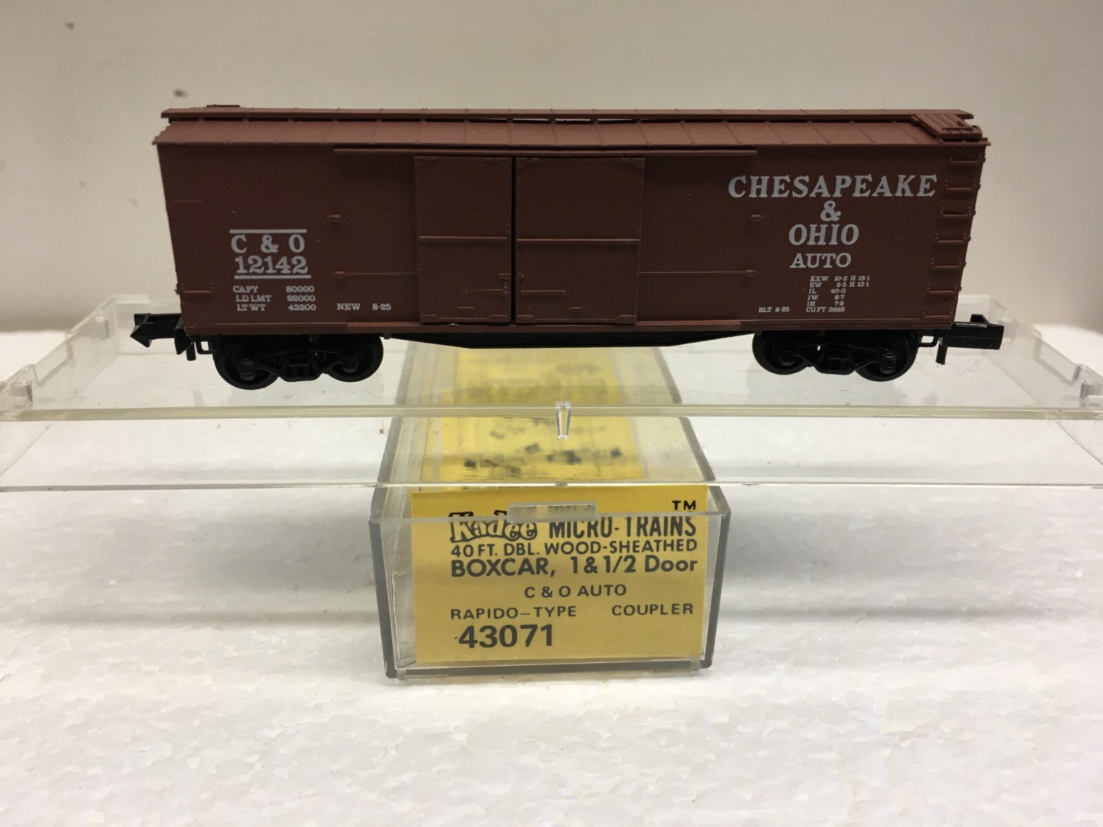 N Scale Kadee Micro Trains MTL 43071 Chesapeake & Ohio C&O 12142 Boxcar