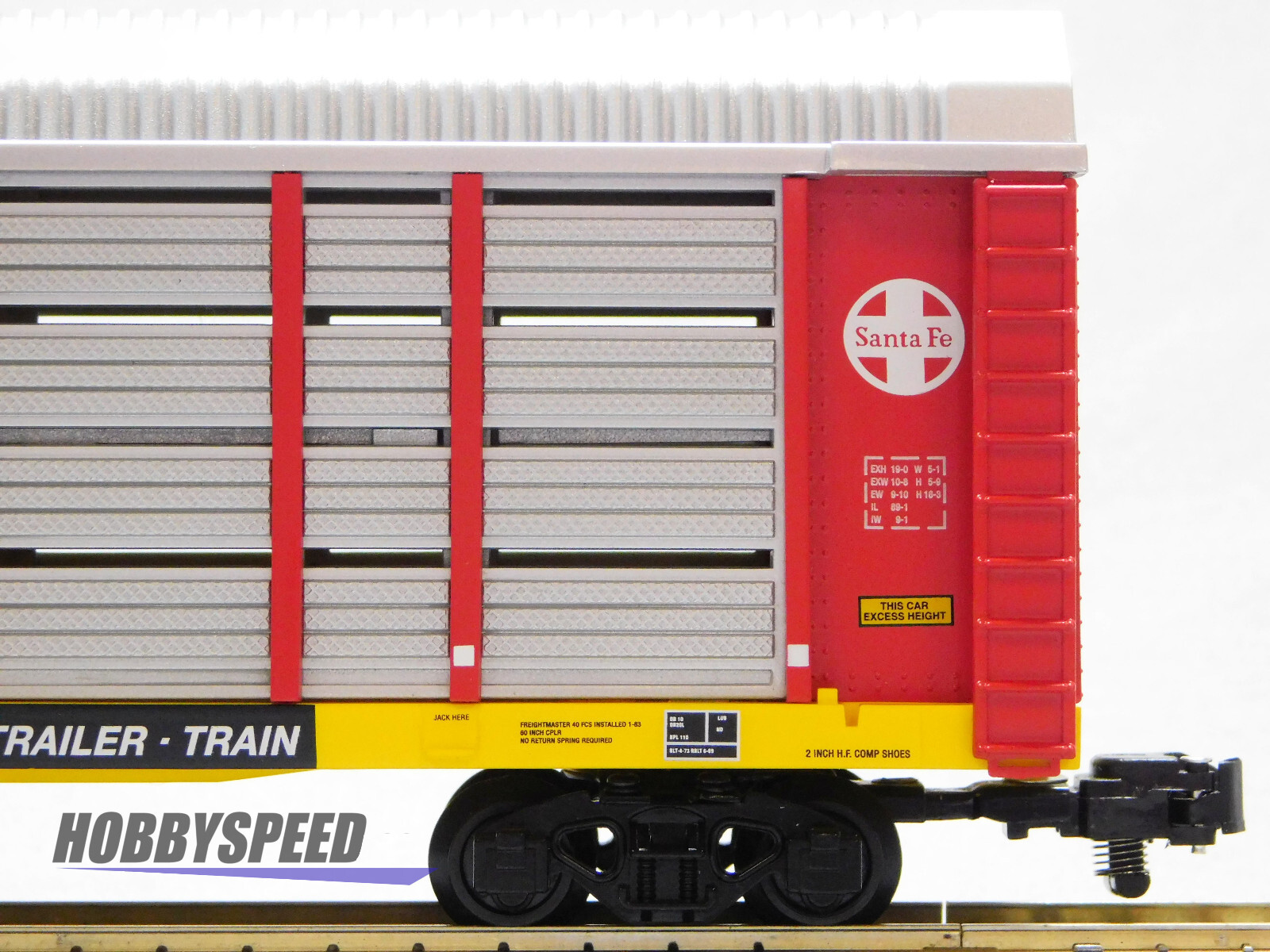 LIONEL AMERICAN FLYER S GAUGE SANTA FE AUTORACK #905219 freight car 2319011 NEW
