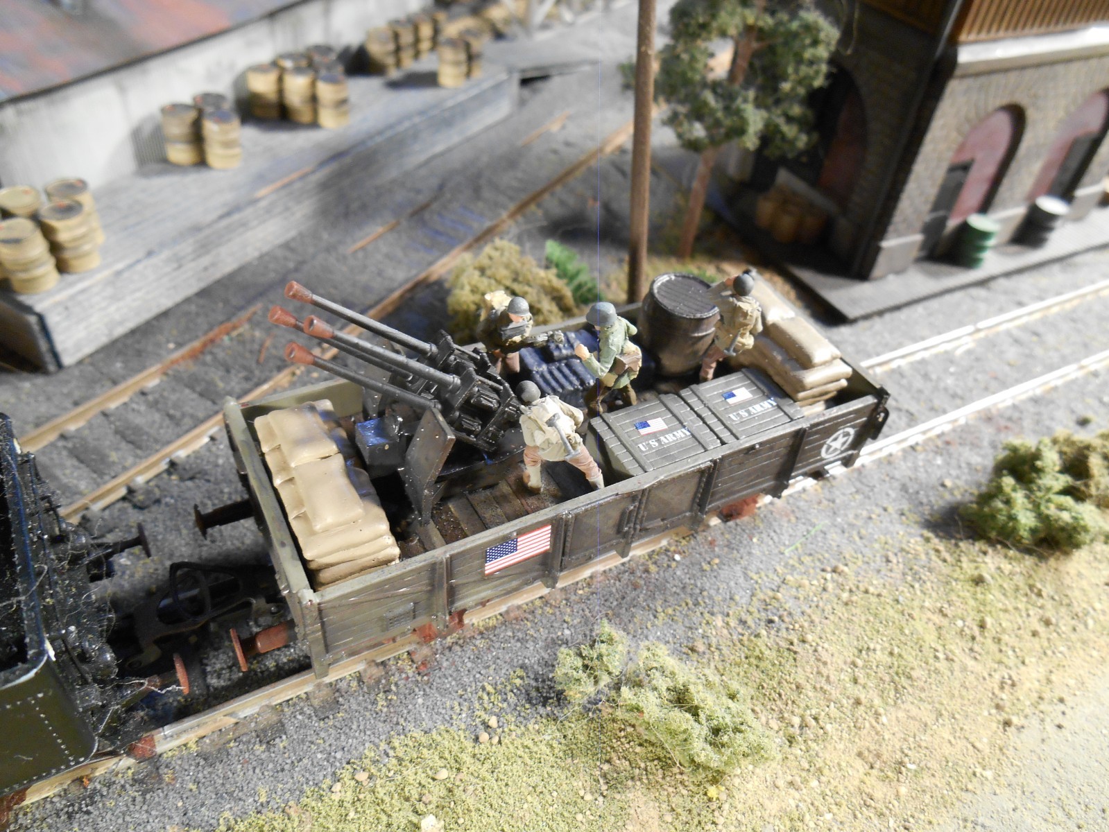HO Roco Minitanks Patton’s 3rd Army Railway Car #SP3 Special Edition