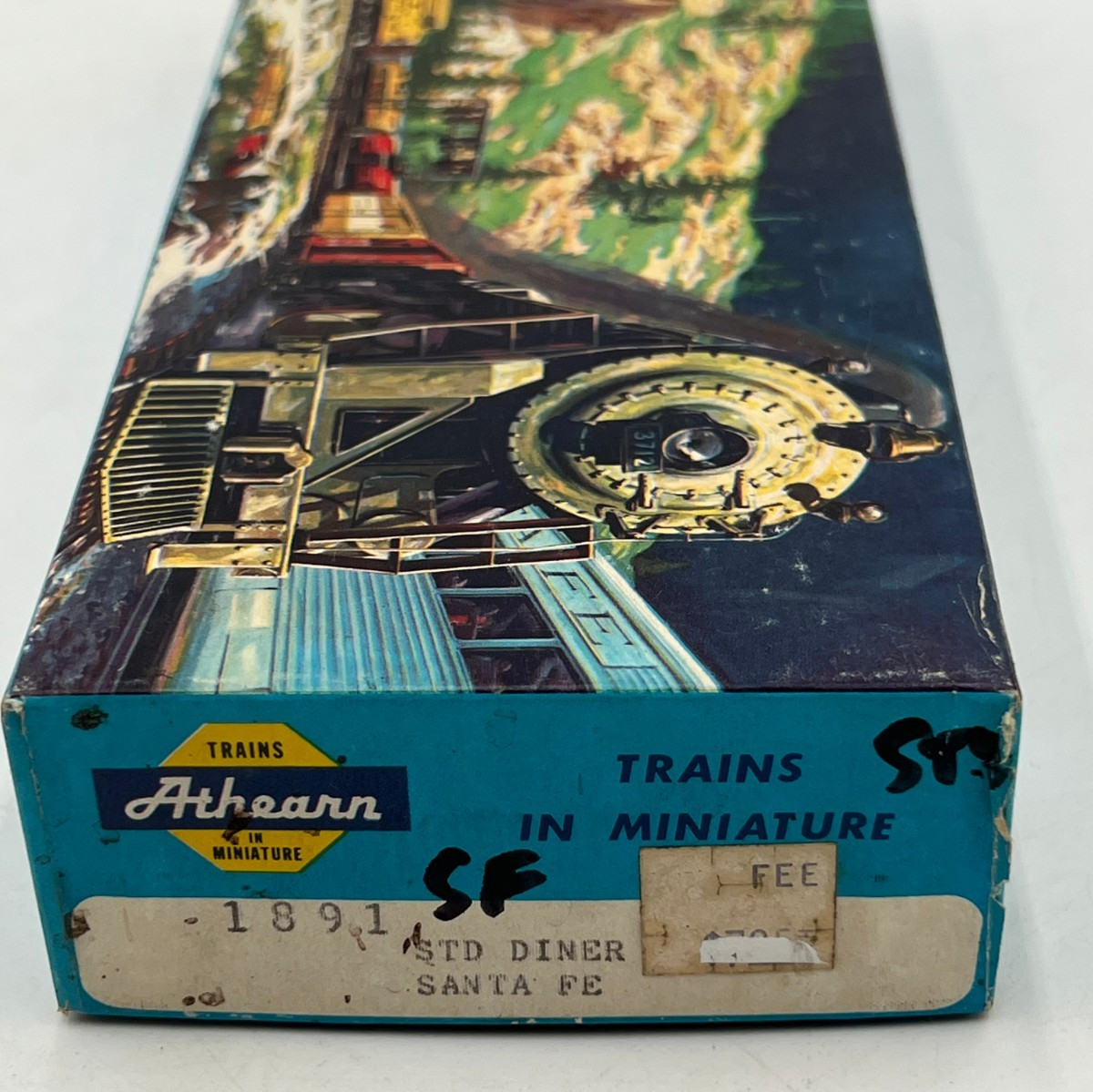 Vintage Athearn 1891 HO Scale Standard STD Diner Car Santa Fe Passenger NEW NIB