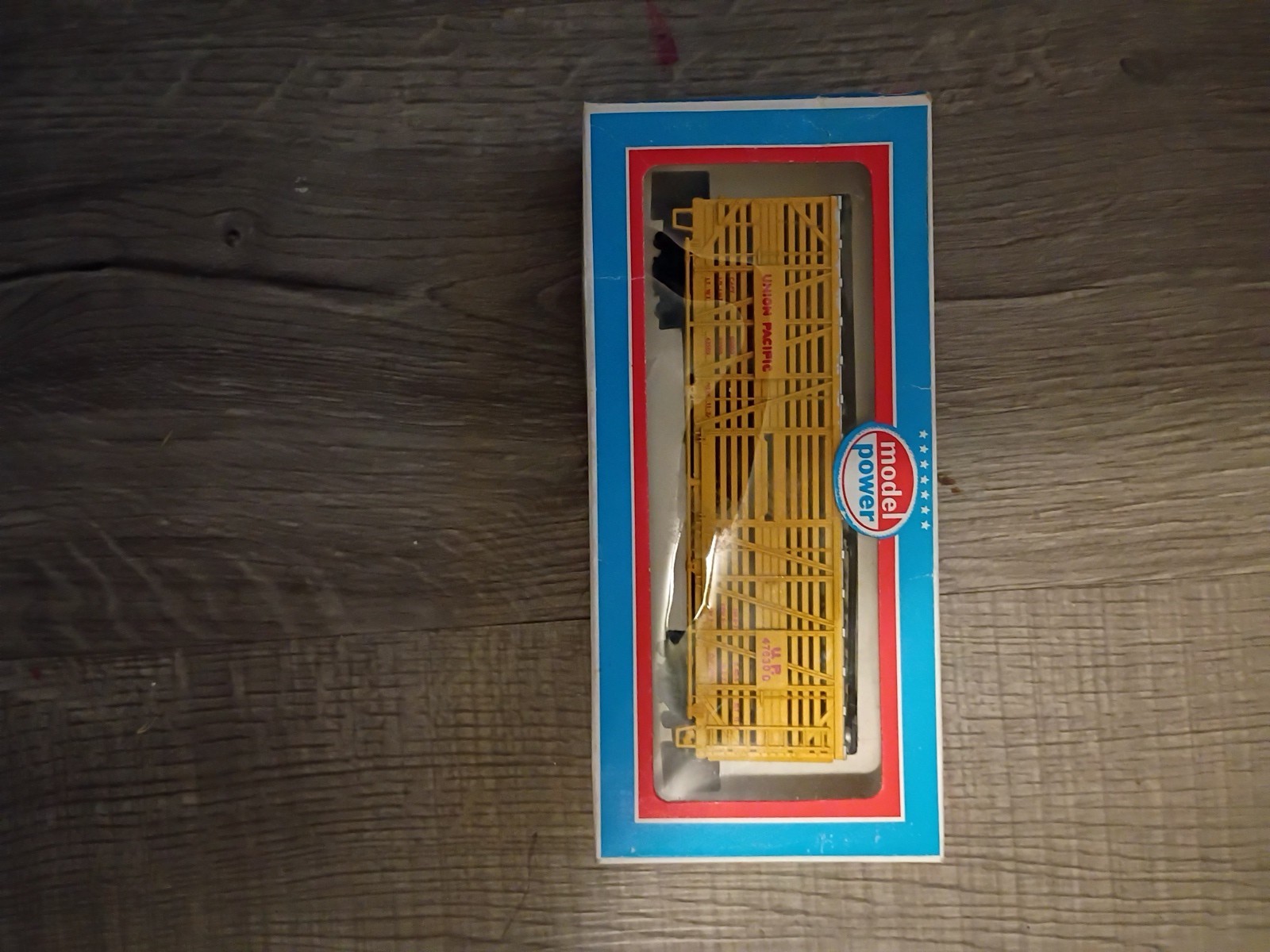 Model Power 40’ Stock Cattle Car For Railroad Union Pacific UP # 47630 HO 632UP