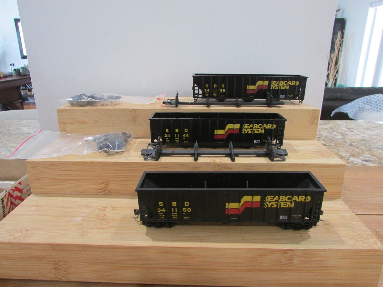 HO Scale McKean Models 12Panel Hopper Seaboard System Lot#6313