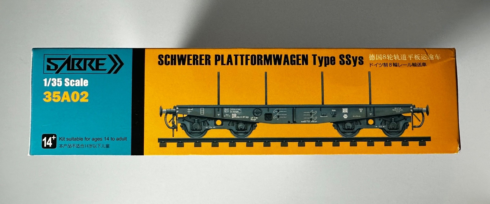 Sabre #35A02 1/35 Scale German Railway Schwerer Plattformwagen Type SSys – 2015