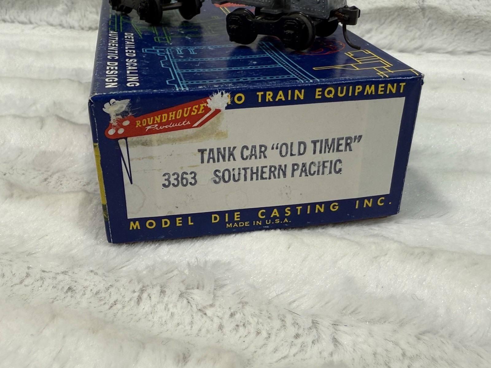 Roundhouse HO Southern Pacific #4555 26’ Old Timer Single Dome Tank Car 3363