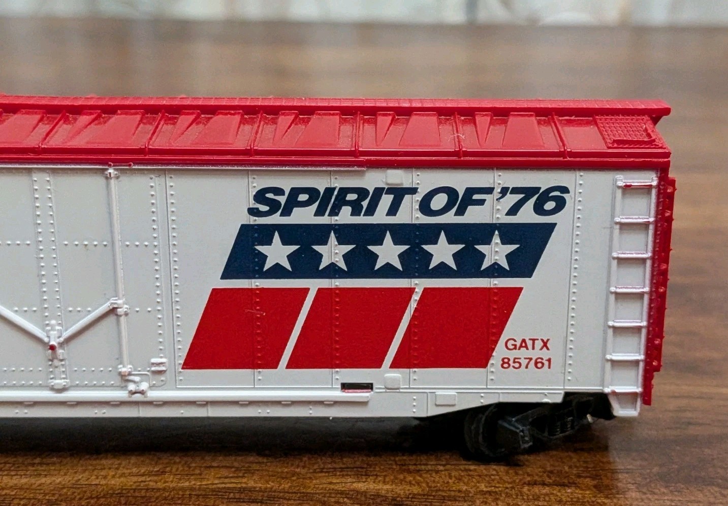 HO Scale Spirit of 76 Washingtons Crossing Patriotic Box Car 1:87 Model Railroad