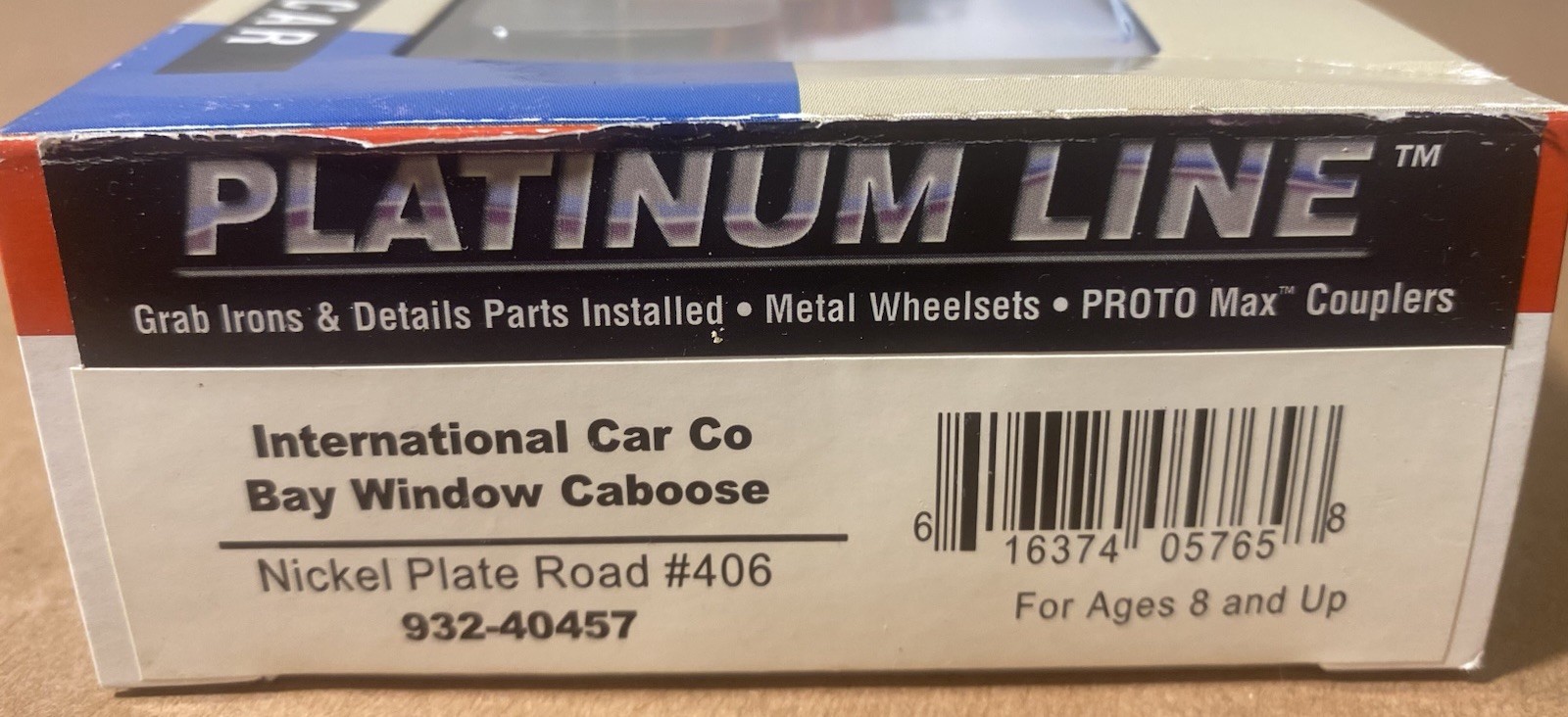 Walthers Platinum 932-40457 Nickel Plate Rd. Bay Window Caboose – Radio Equipped