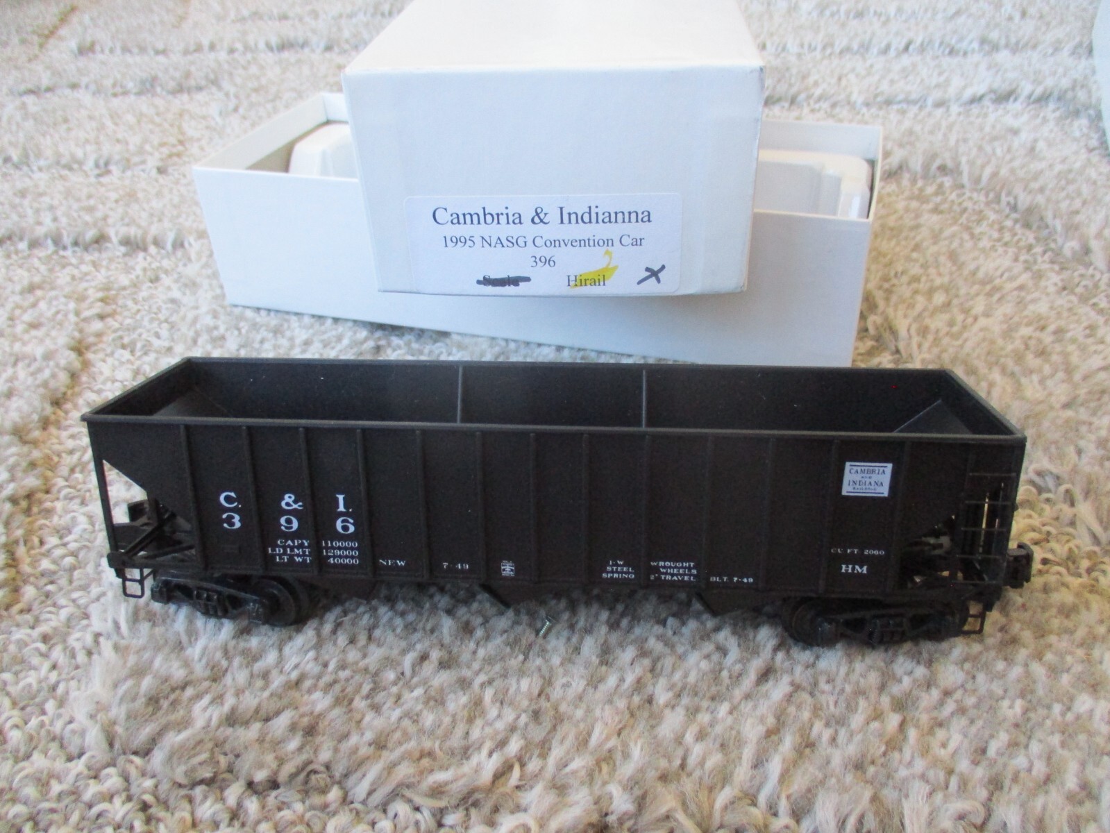 Chesapeake H39 hopper NASG Cambria & Indiana 396 (TM) Hirail