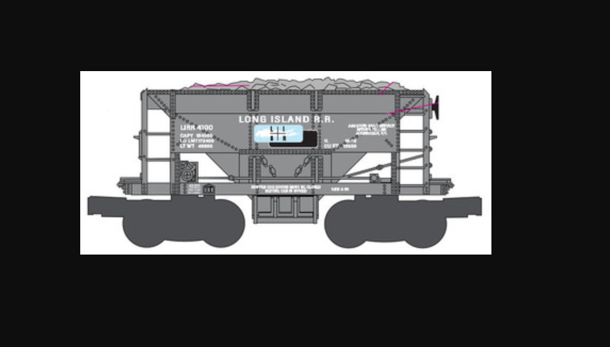 O-Gauge – Lionel – Long Island Railroad Gray Ore Car 6 Pack