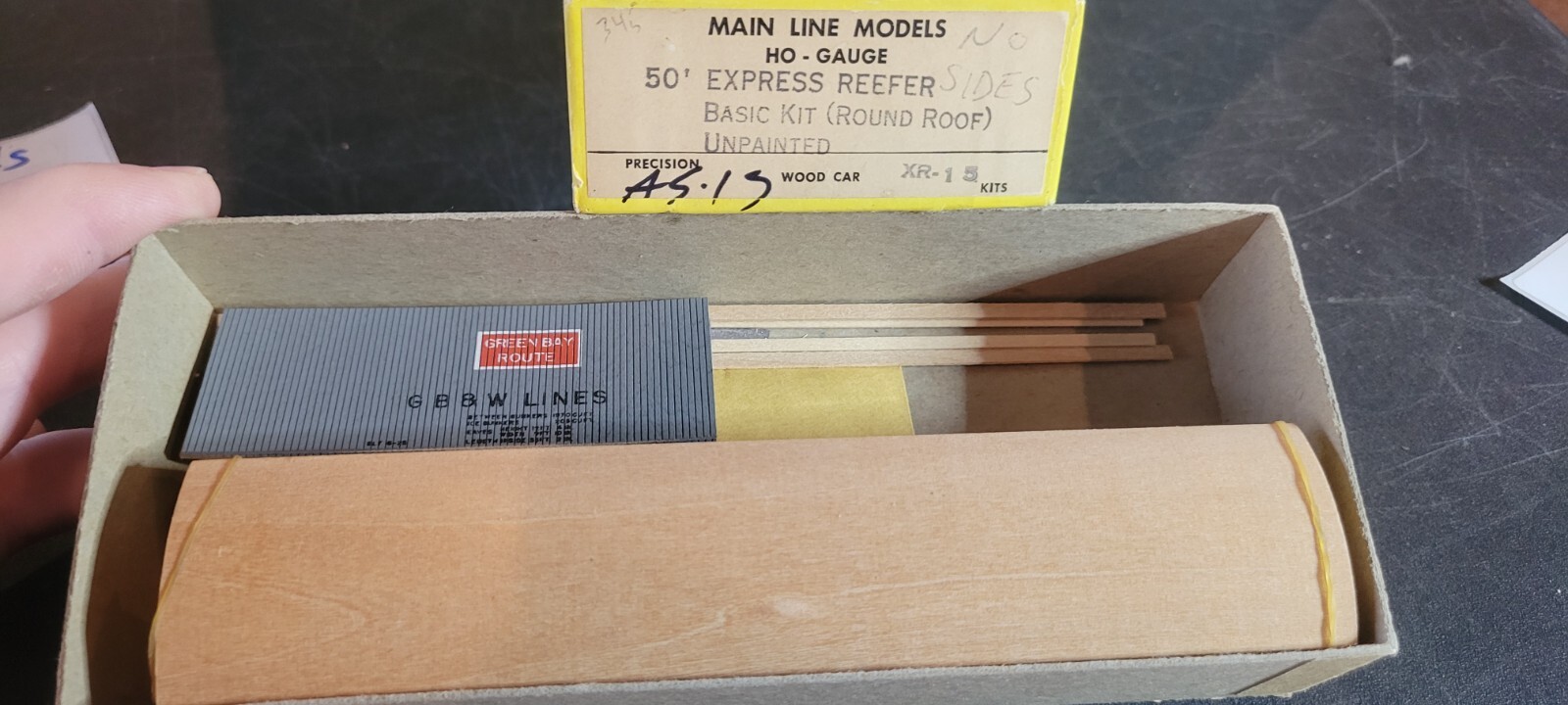BOXED HO Scale Train Car MAIN LINE MODELS 50′ EXPRESS REEFER UNPAINTED AS IS
