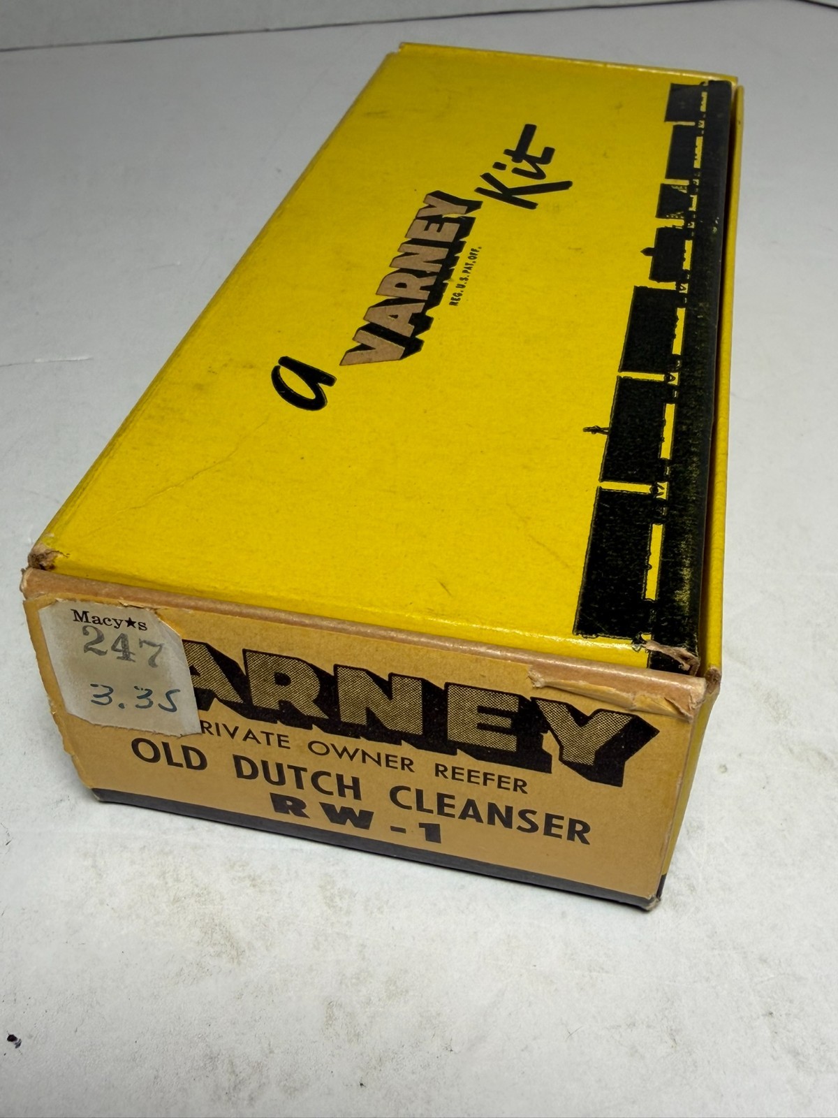1950s Varney HO RW-1 Old Dutch Cleanser 40′ Private Owner Refrigerator Car NICE!