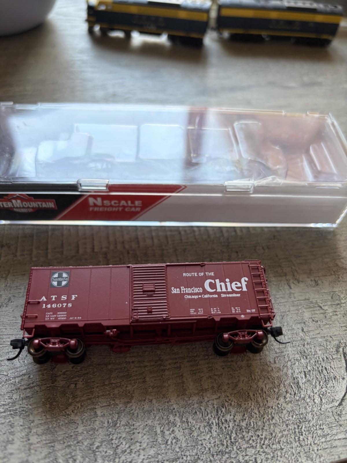N Scale Micro-Trains 1937 Santa Fe Bx-37 San Francisco Mint Box Car 146078